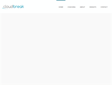 Tablet Screenshot of cloudbreak.com